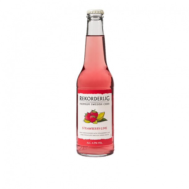 Rekoderlig Jordbr Lime, flaske