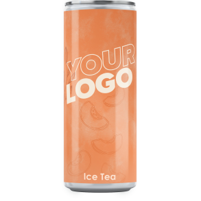 Ice Tea Peach med logo