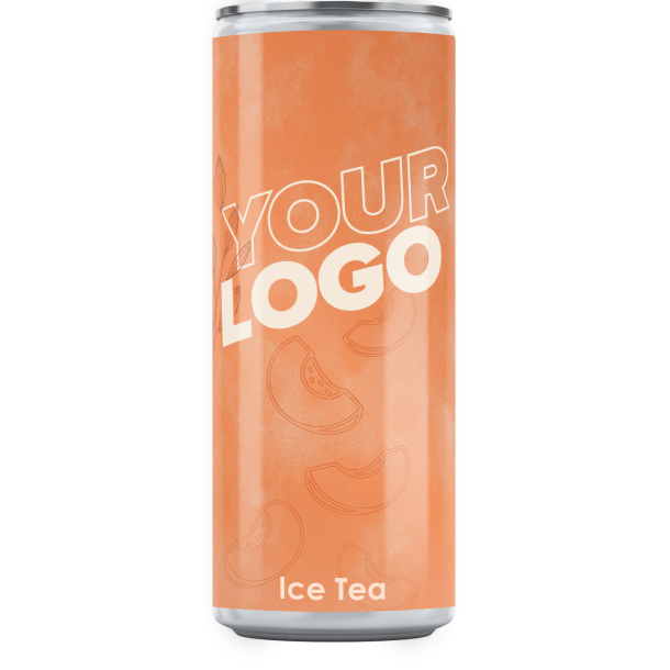 Ice Tea Peach med logo