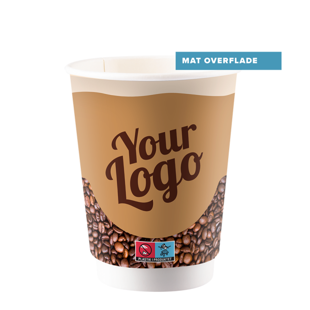 Papkrus, 350 ml. dobbeltlag, Mat